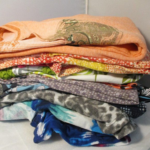Bundle Lot  of 10 Assorted Ladies Tops Shirts Blouses Large - Picture 1 of 2